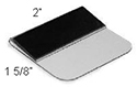 Small Pocket Clip W/Adhesive